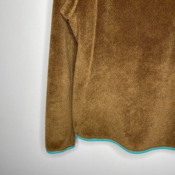 PATAGONIA Re-Tool T-Snap Pullover Women XS Brown Fleece Jacket Half-Snap - Picture 10 of 15